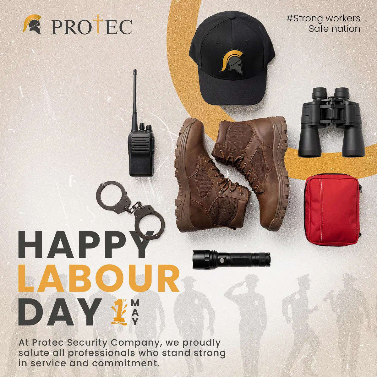 Happy Labour Day Salute